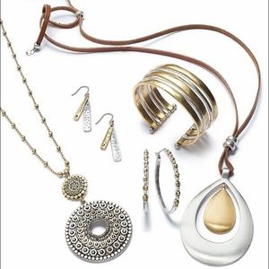 Lucky brand Leather Pendant Necklace